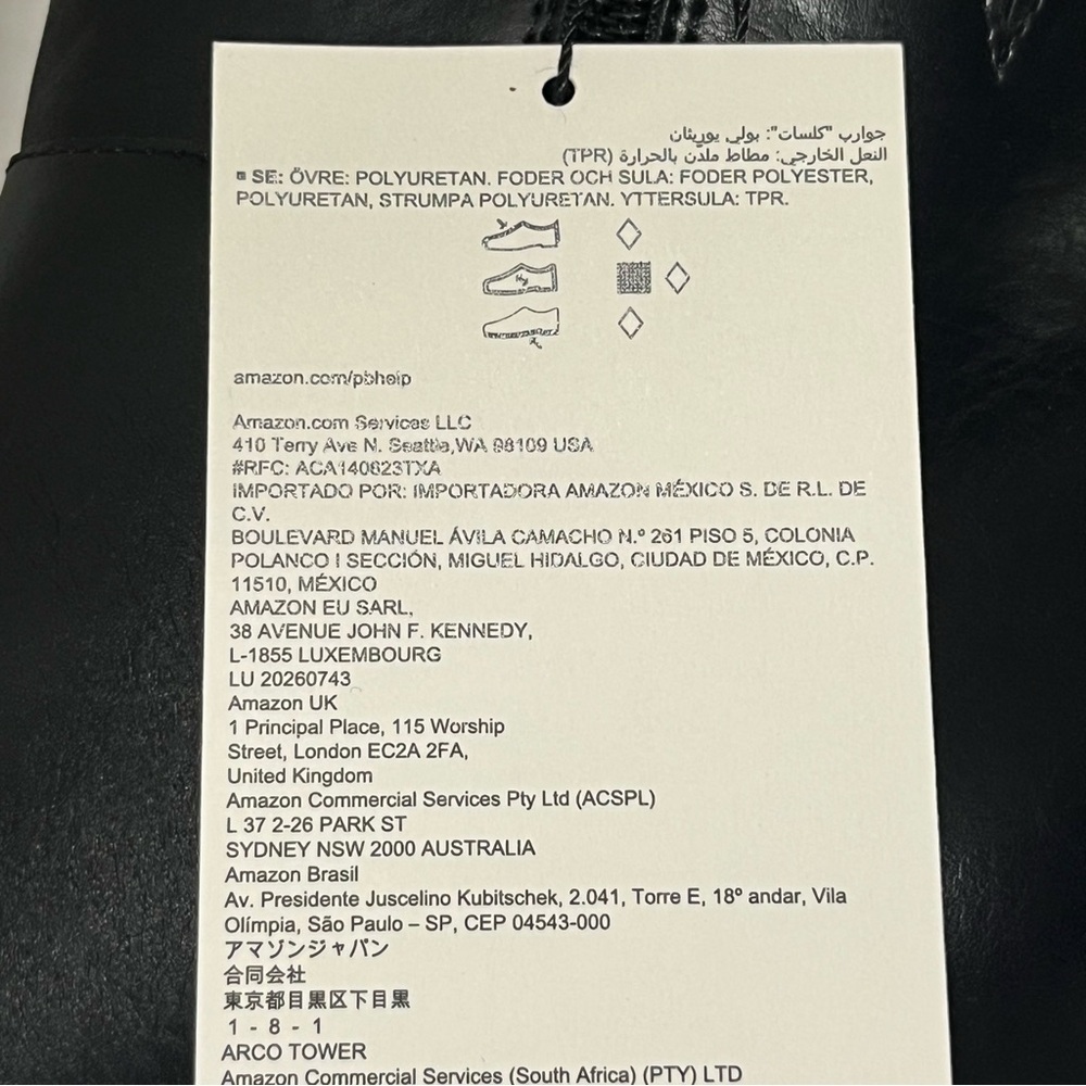 The Drop Black Faux Leather Ibita Ankle Boots 10 - Picture 10 of 13